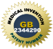 MEDICAL INVENTION PATENT NUMBER GB  2344290